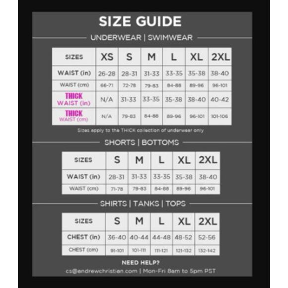 Andrew Christian Chain Shorts Hot Pink 32" Waist 2" Inseam - Picture 10 of 10